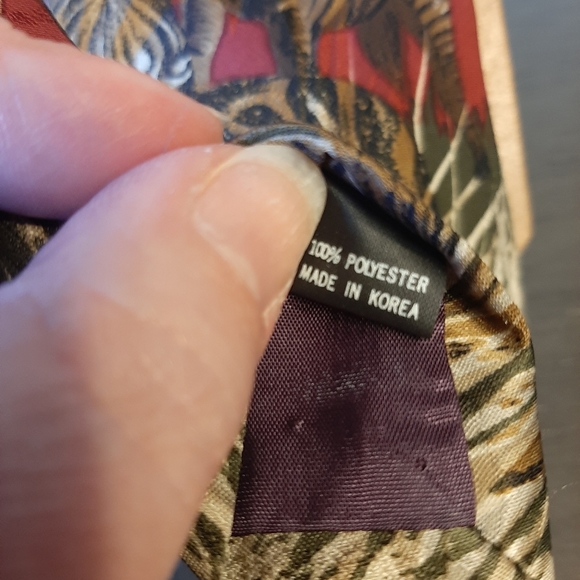 Cies Zebra Red Handmade Tie - Picture 3 of 4